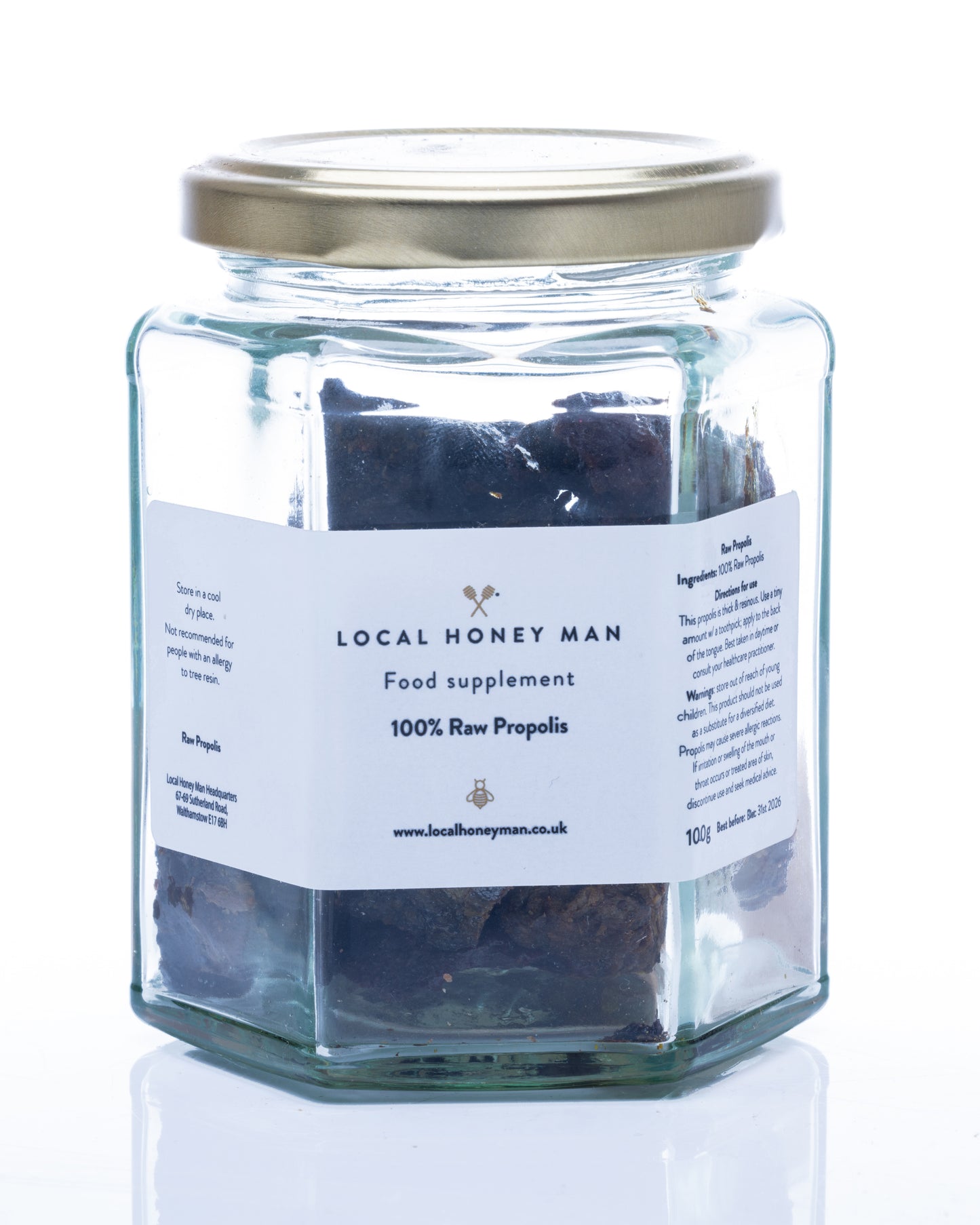 Raw Propolis | Potent Natural Remedy | 100g