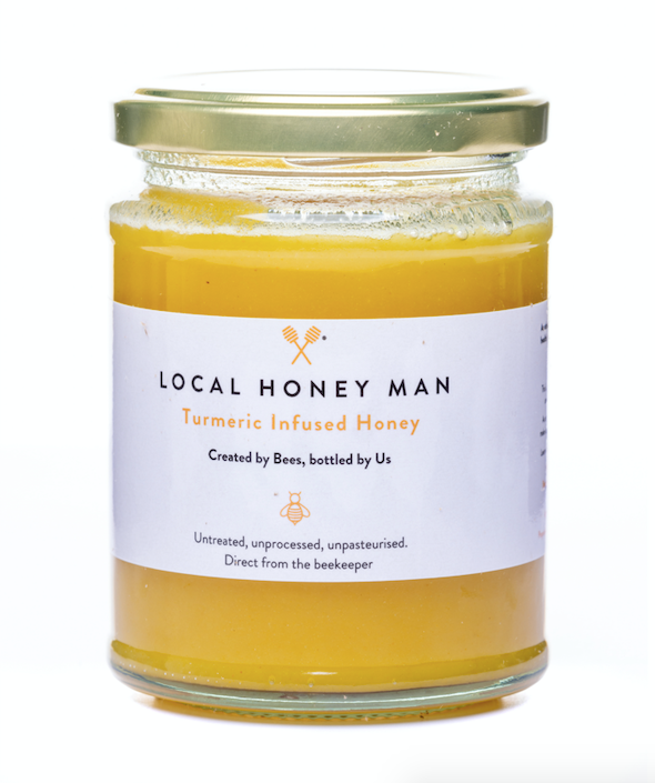 Turmeric Infused Raw Honey