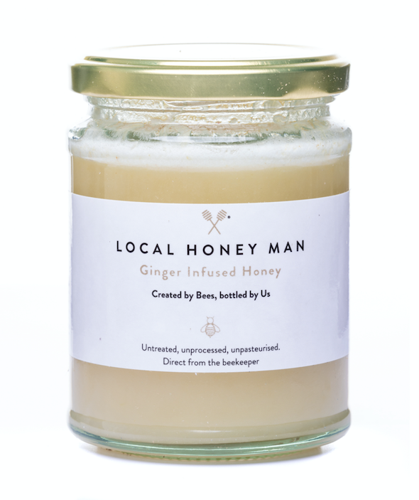 Ginger Infused Raw Honey