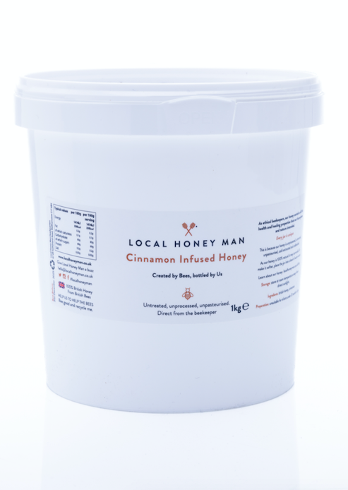 Cinnamon Infused Raw Honey