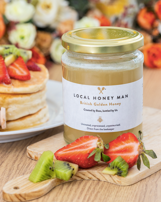 British Golden Raw Honey