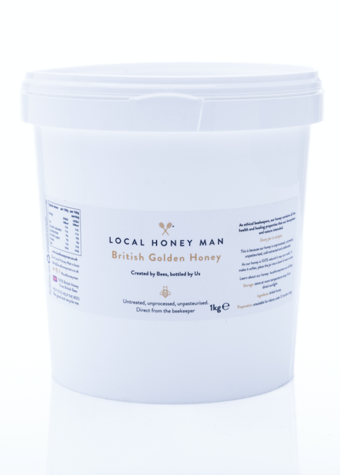 British Golden Raw Honey