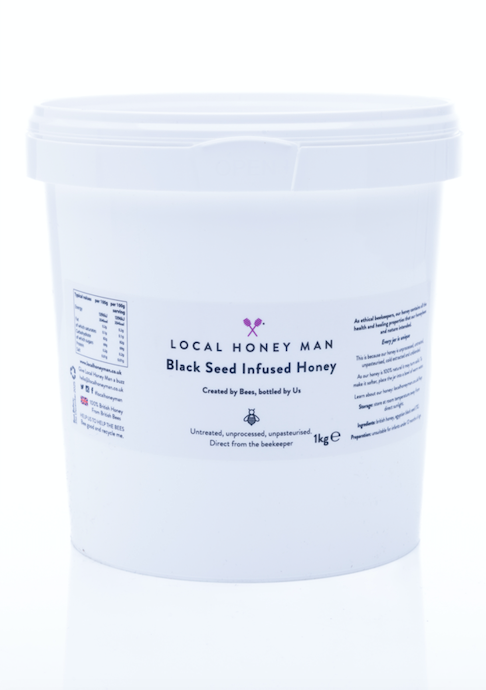 Black Seed Infused Raw Honey