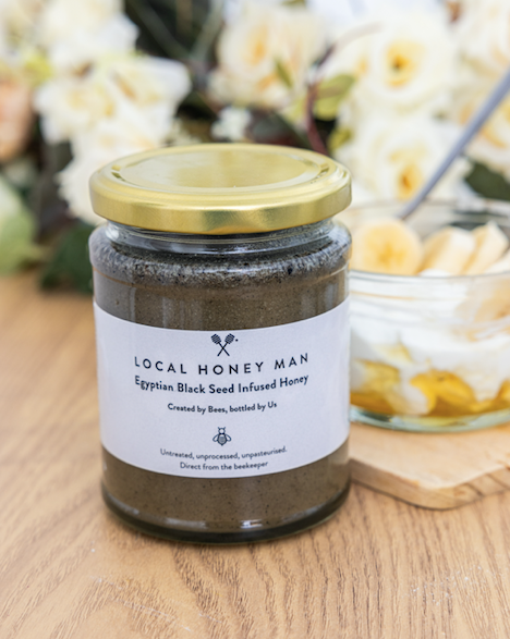 Black Seed Infused Raw Honey