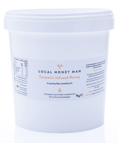 Turmeric Infused Raw Honey