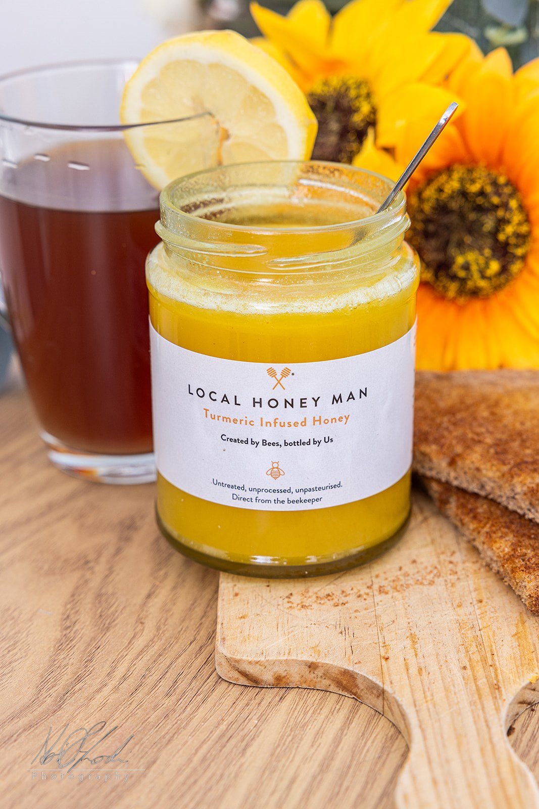 Turmeric Infused Raw Honey