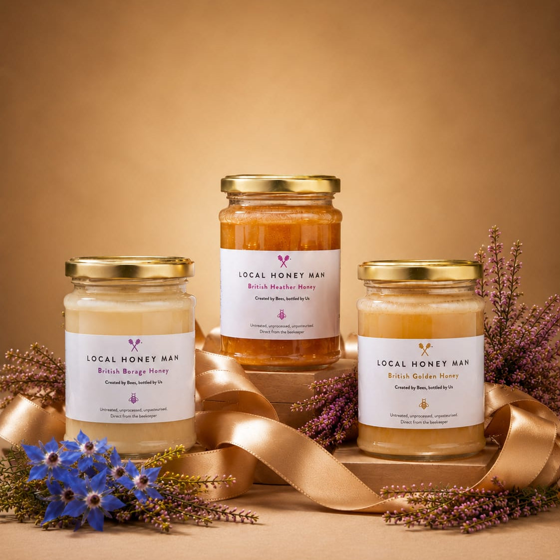 The British Single-Origin Honey Trio