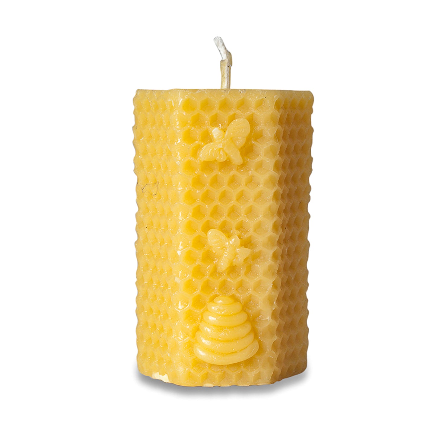 六角形、蜜蜂和蜂巢蜡烛