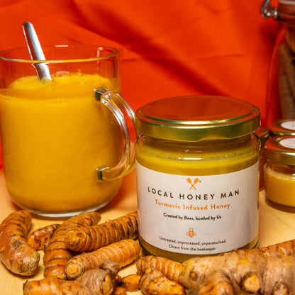 Turmeric Infused Raw Honey