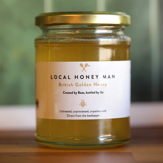 British Golden Raw Honey