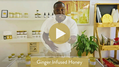 Ginger Infused Raw Honey