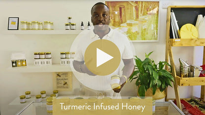 Turmeric Infused Raw Honey
