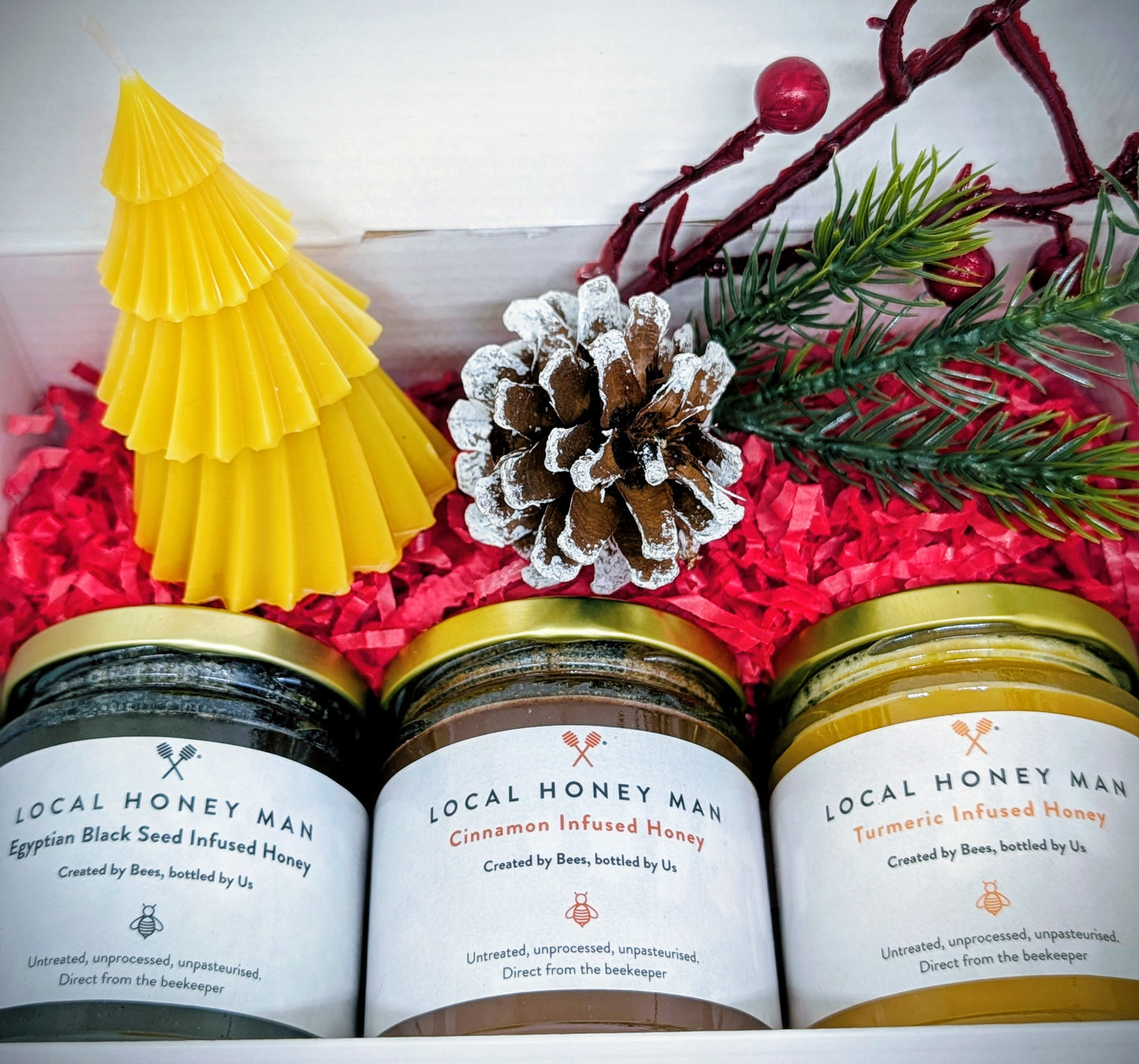 مجموعة هدايا جديدة مكونة من ثلاثة مرطبانات سعة 255 جرامًا