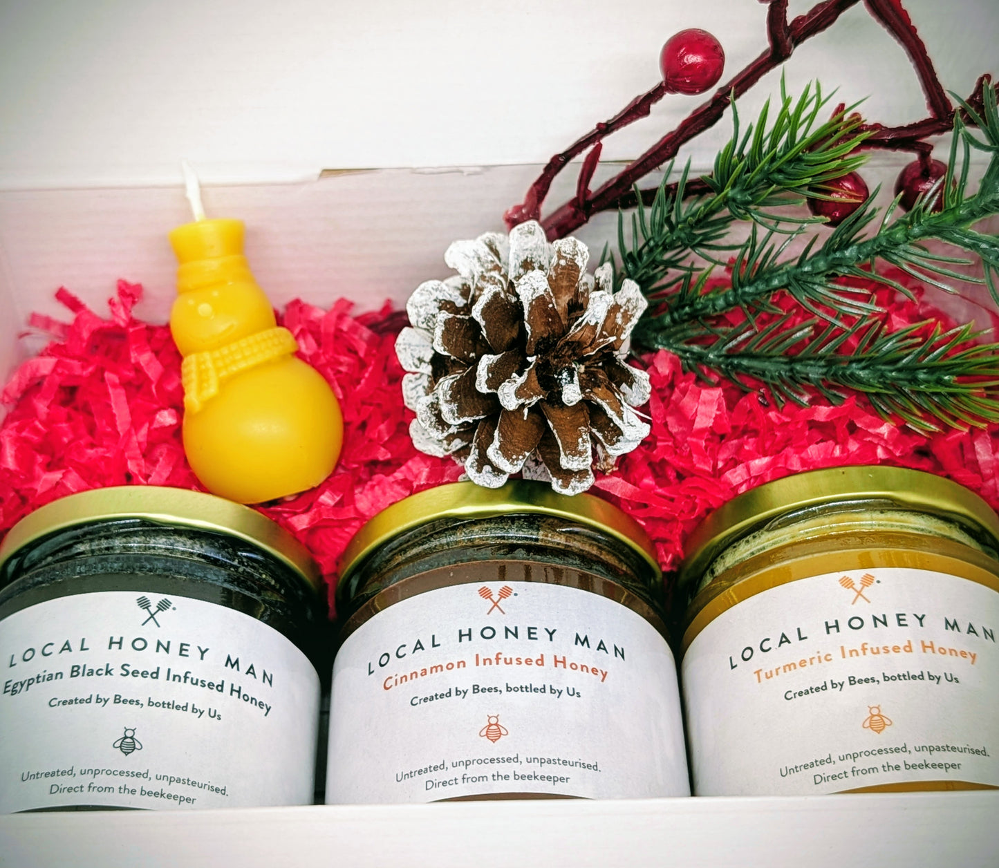 مجموعة هدايا جديدة مكونة من ثلاثة مرطبانات سعة 255 جرامًا